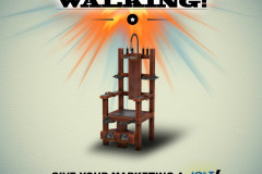 Don't be a dead brand walking banner